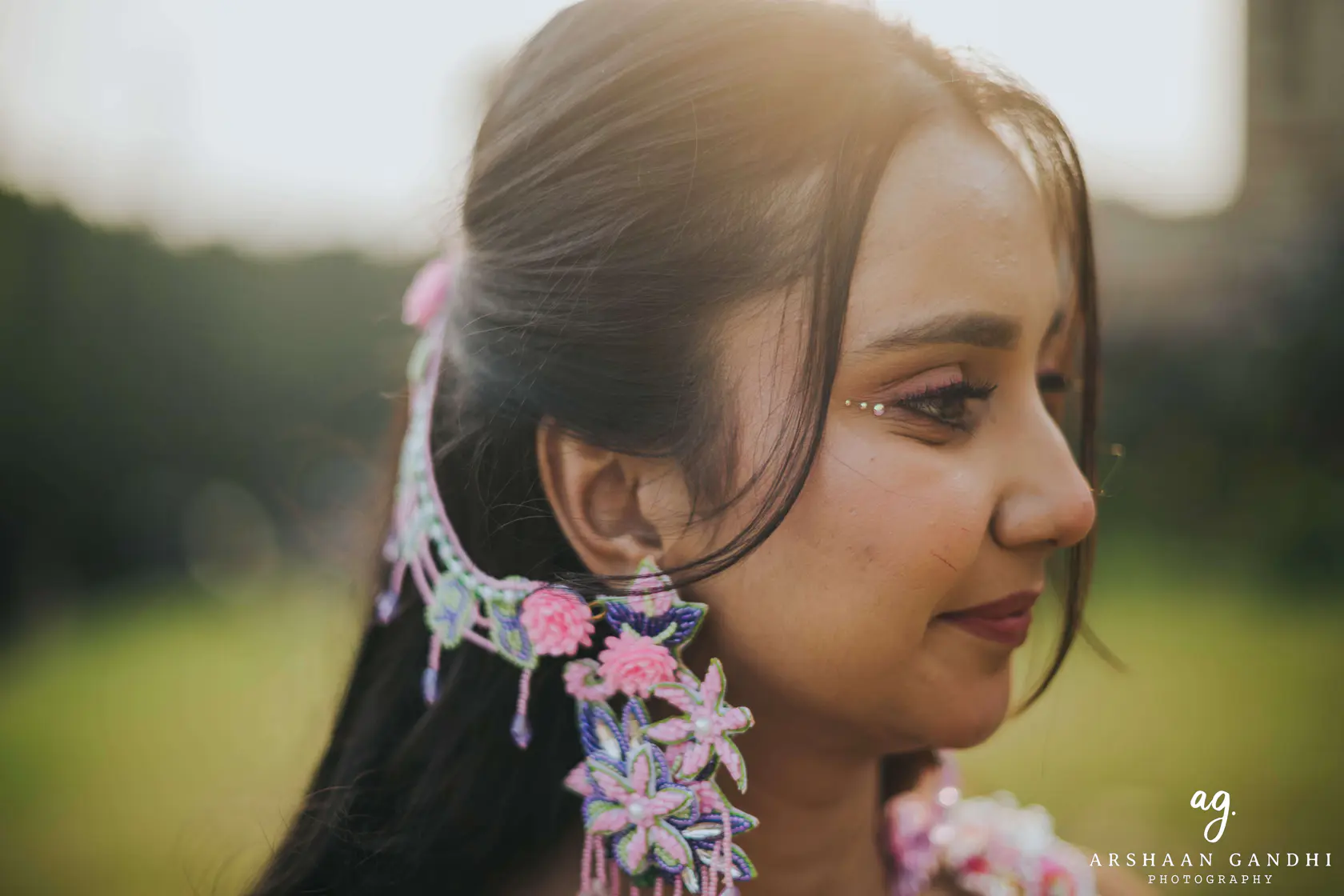 Portrait from Adarsh and Mallika's carnival