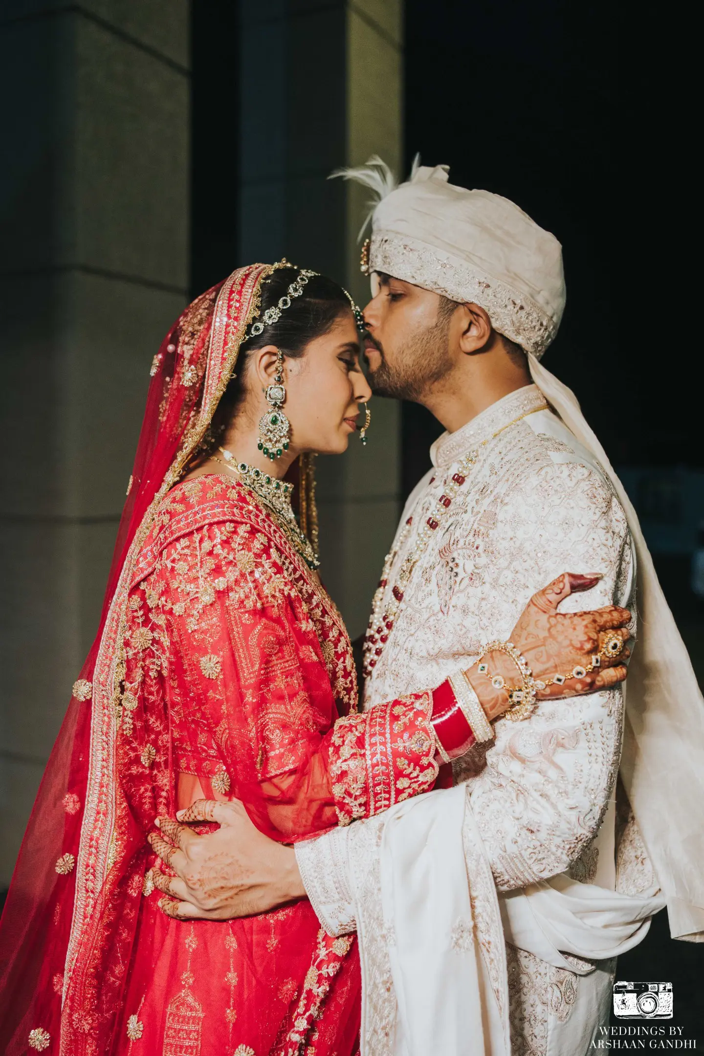Anuraty and Prakhar photographed together during their day 2 part 1