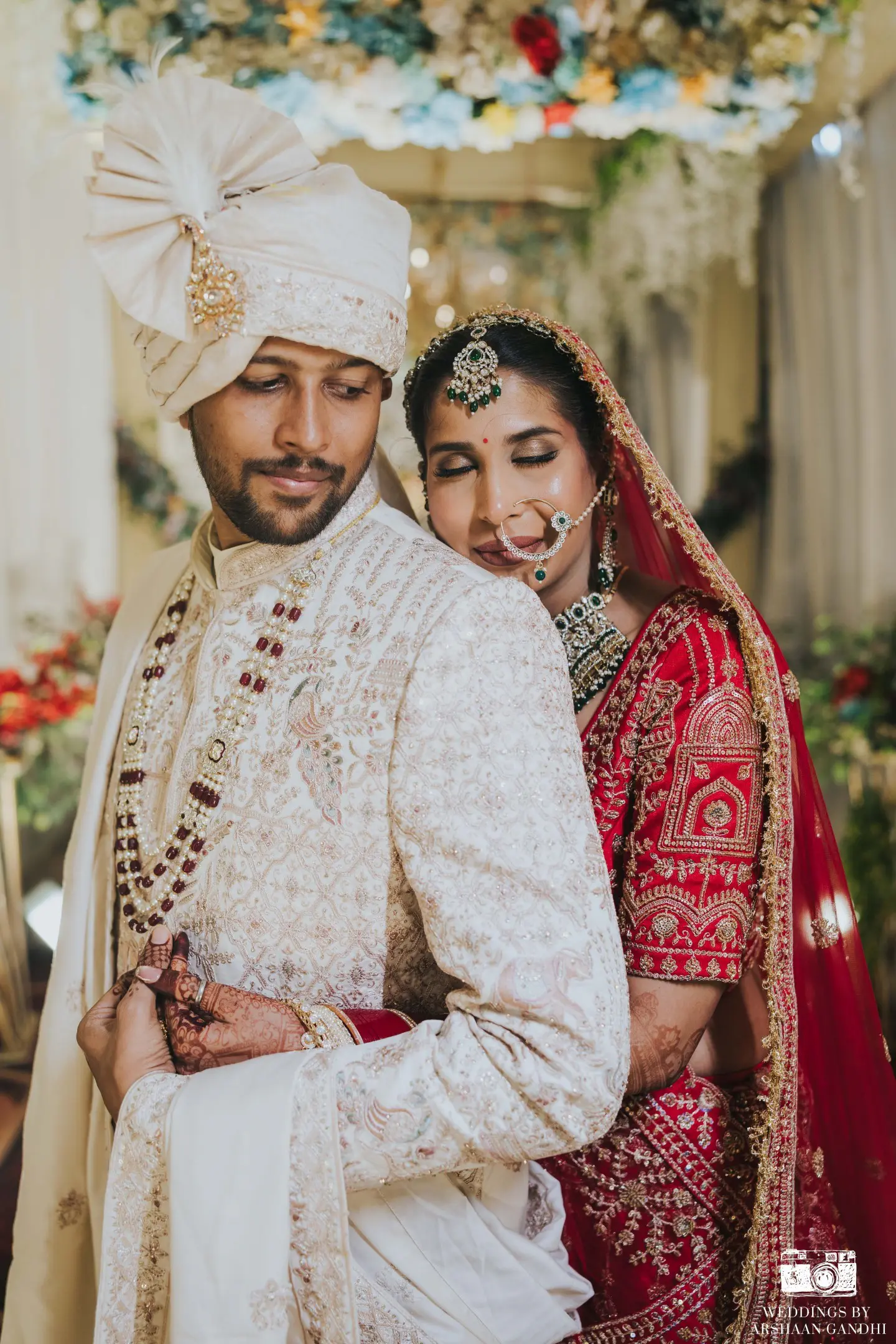 Anuraty and Prakhar photographed together during their day 2 part 1