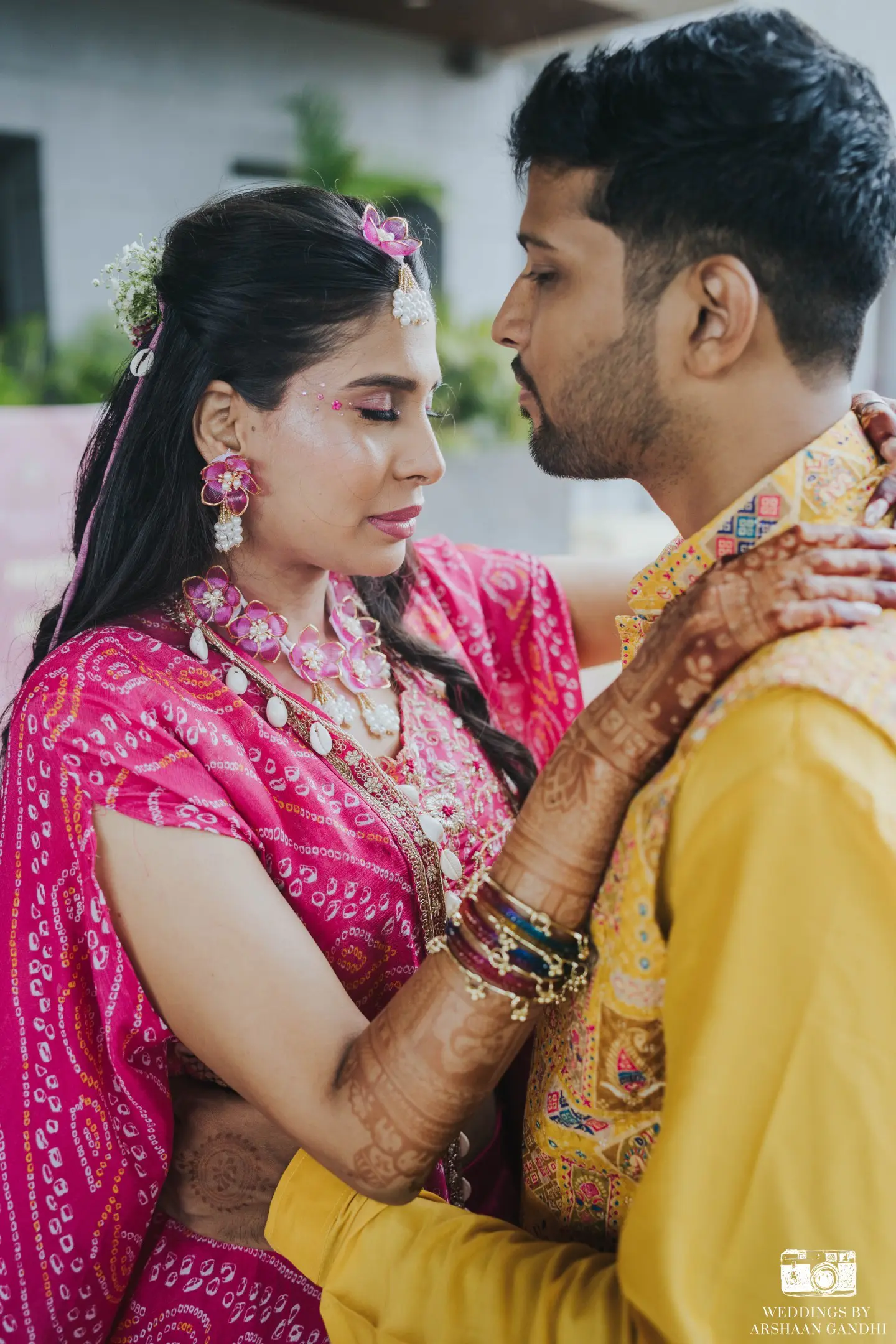 Anuraty and Prakhar photographed together during their day 1 part 1