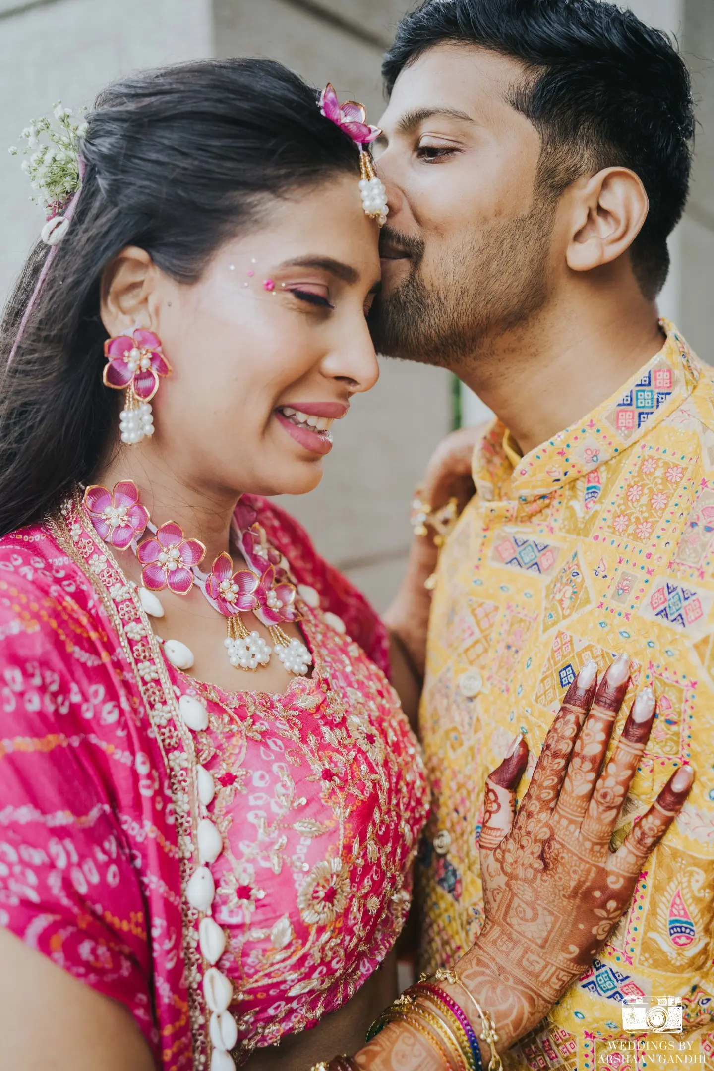 Anuraty and Prakhar photographed together during their day 1 part 1
