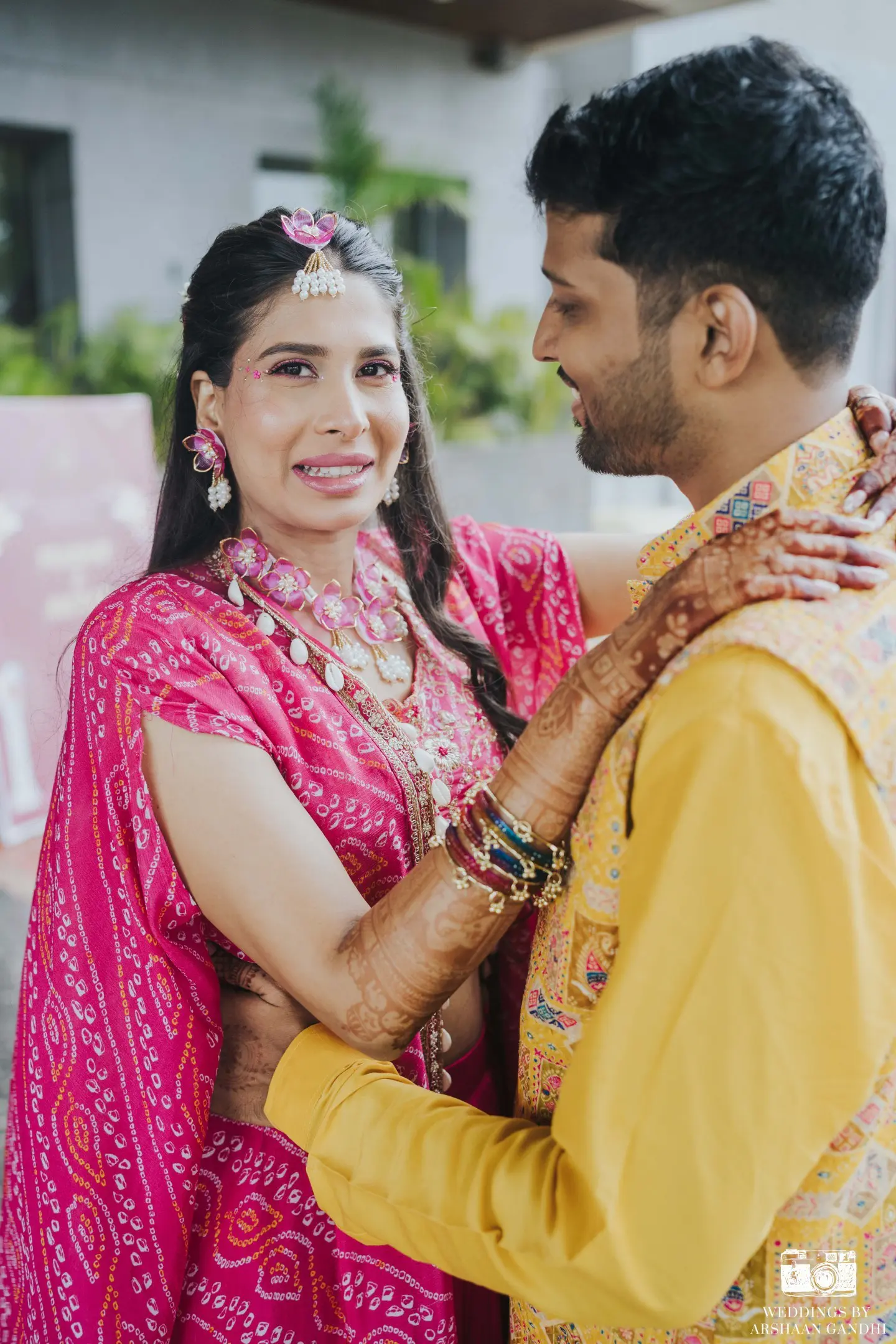 Anuraty and Prakhar photographed together during their day 1 part 1