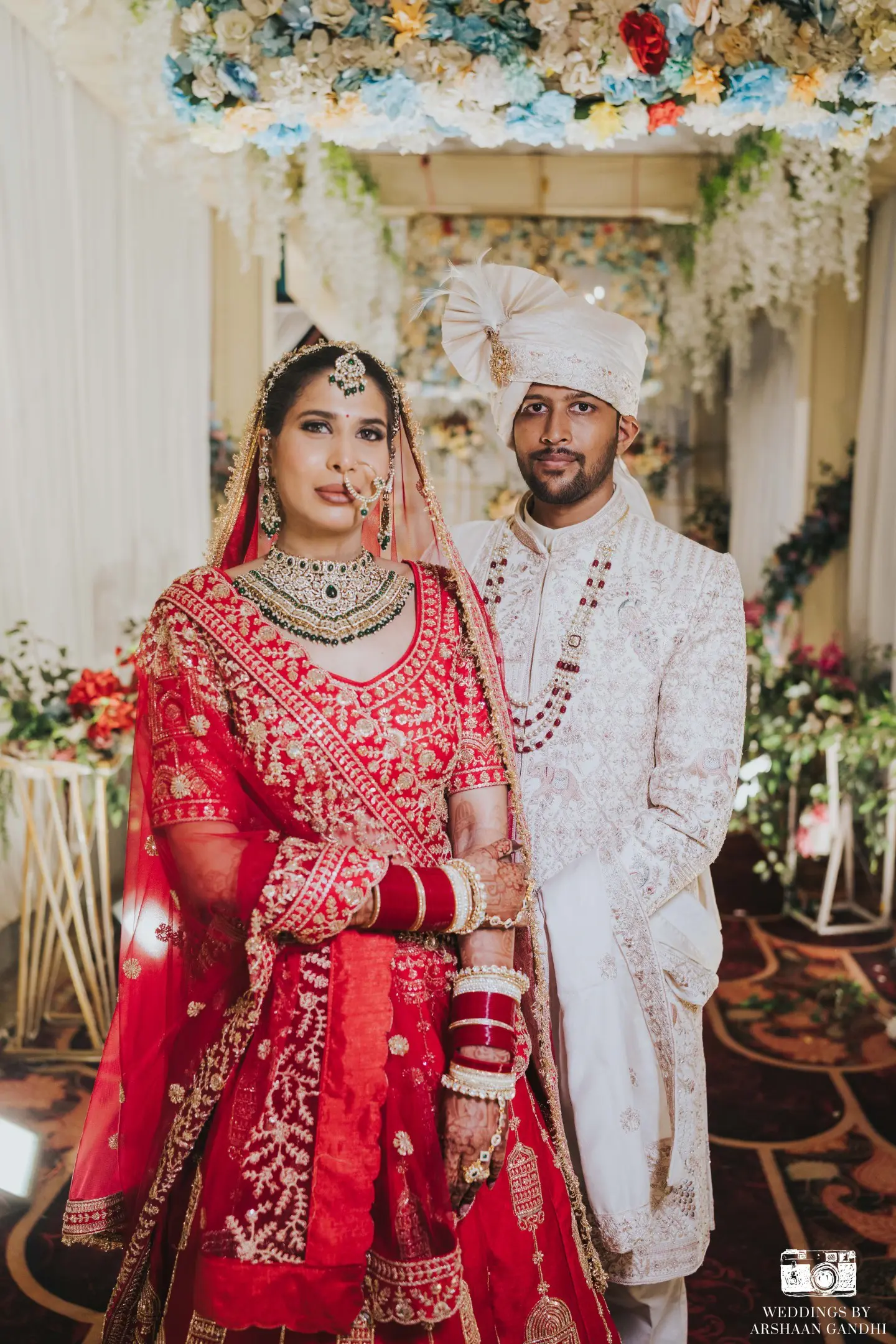 Anuraty and Prakhar photographed together during their day 2 part 1