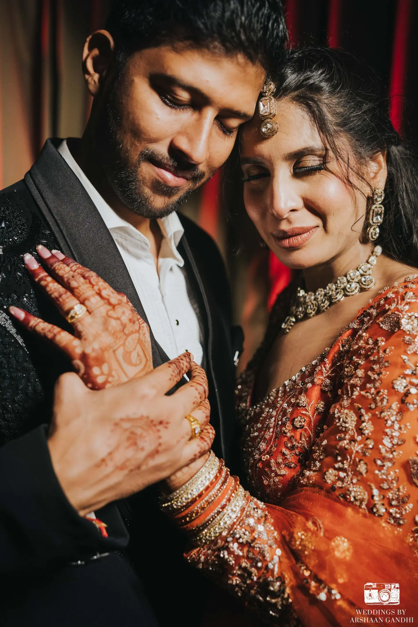Anuraty and Prakhar photographed together during their day 1 part 1
