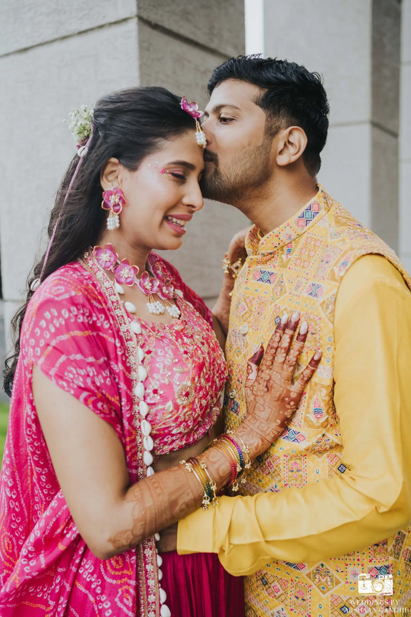 Anuraty and Prakhar photographed together during their day 1 part 1
