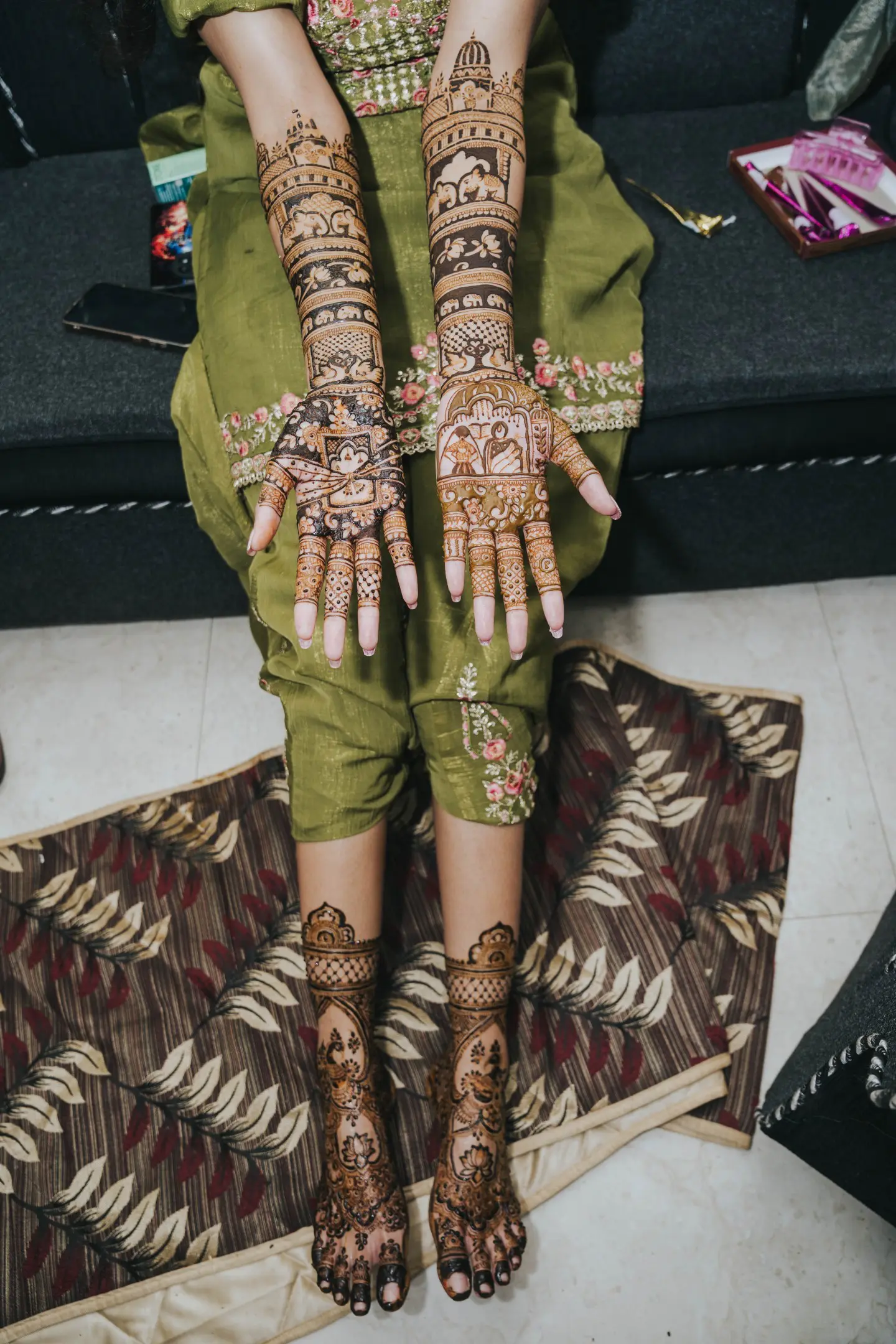 Prakhar Haldi detail from Anuraty and Prakhar's wedding