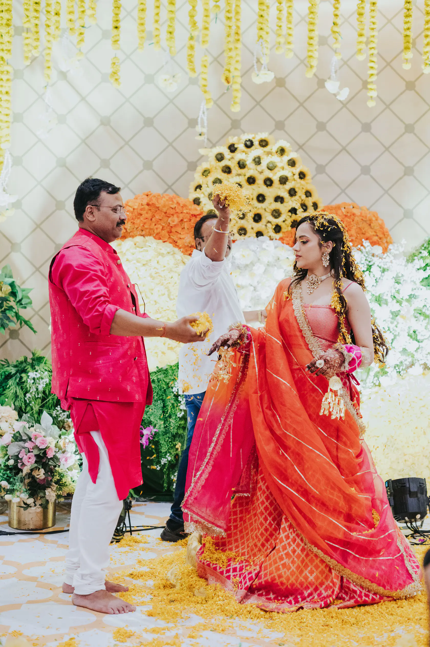 Portrait from Arshaan and Aparna's haldi