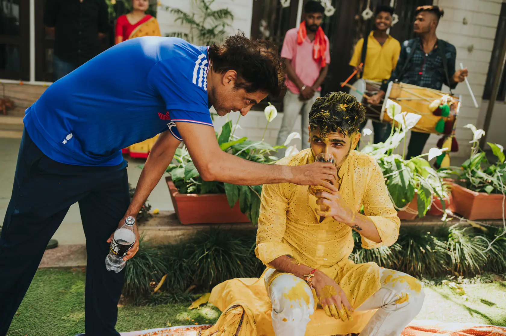 Portrait from Arshaan and Aparna's haldi