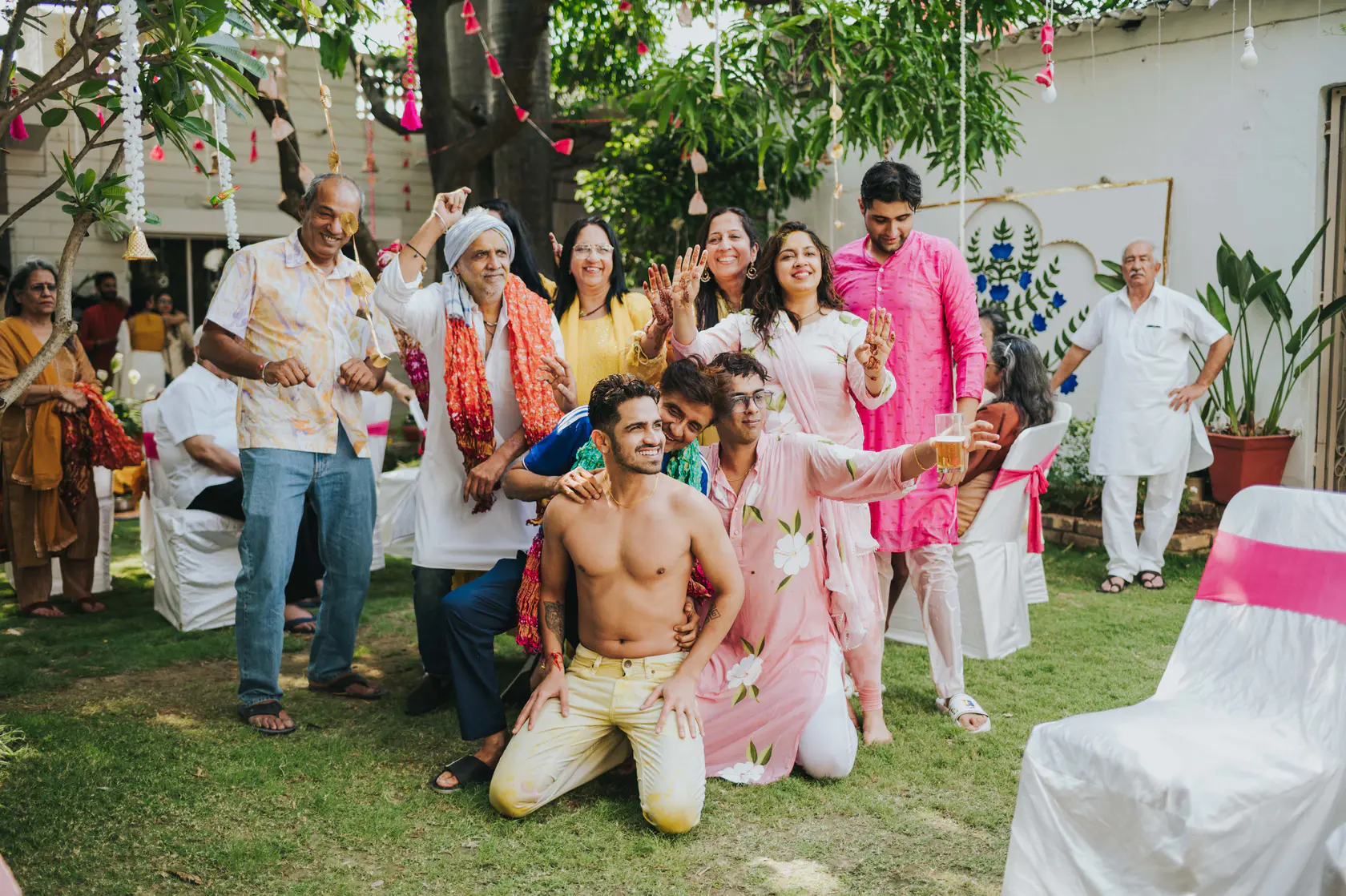 Portrait from Arshaan and Aparna's haldi
