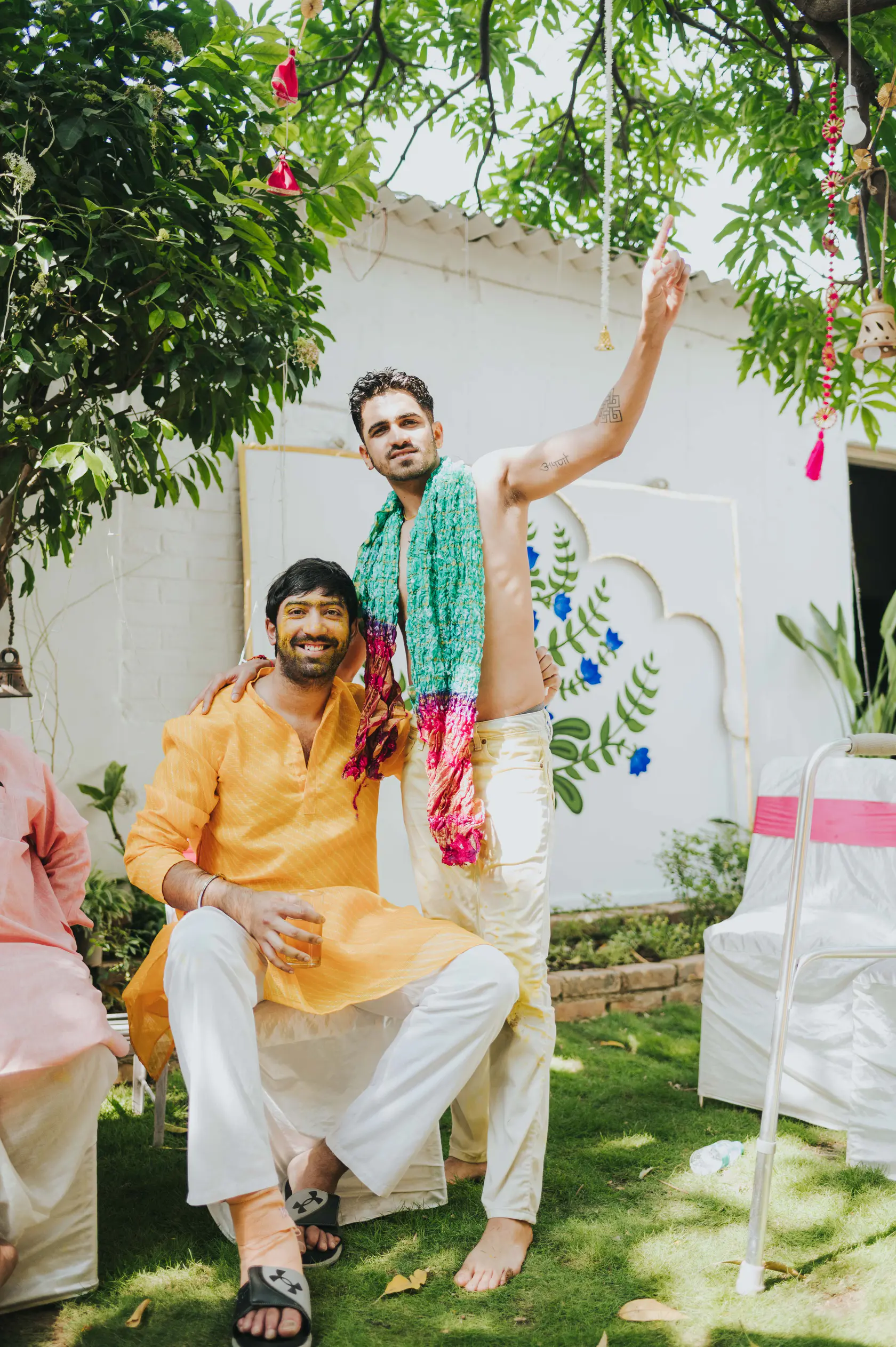 Portrait from Arshaan and Aparna's haldi