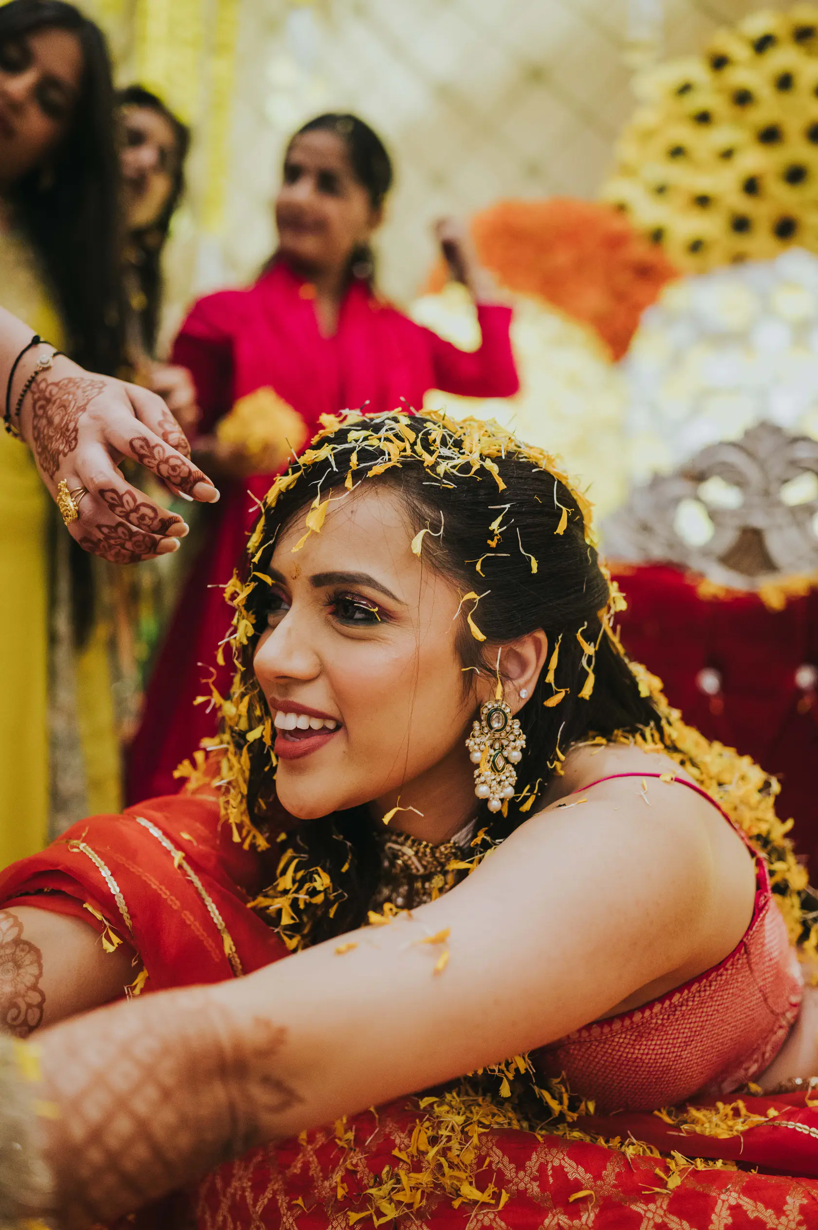 Portrait from Arshaan and Aparna's haldi