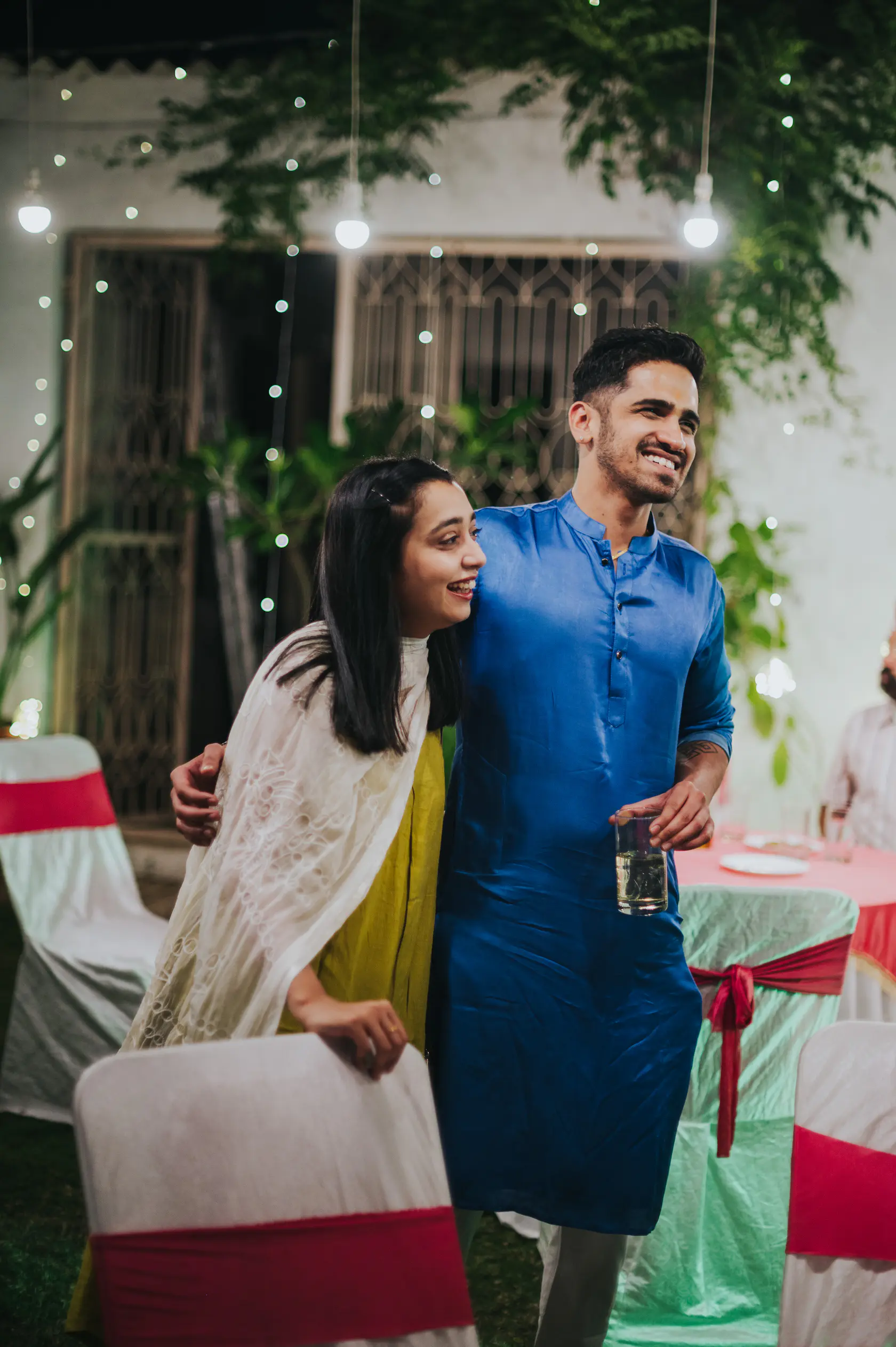 Portrait from Arshaan and Aparna's groom's mehendi
