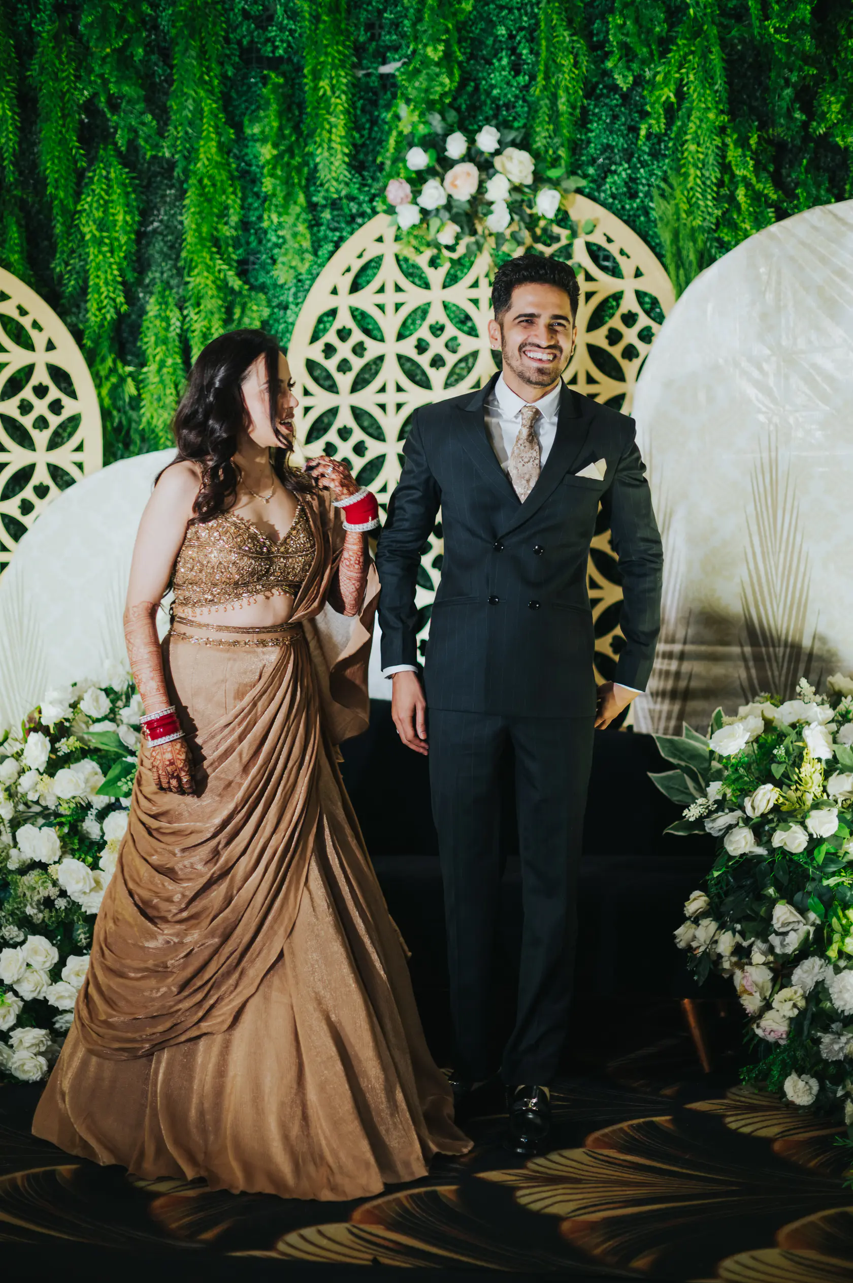Portrait from Arshaan and Aparna's reception