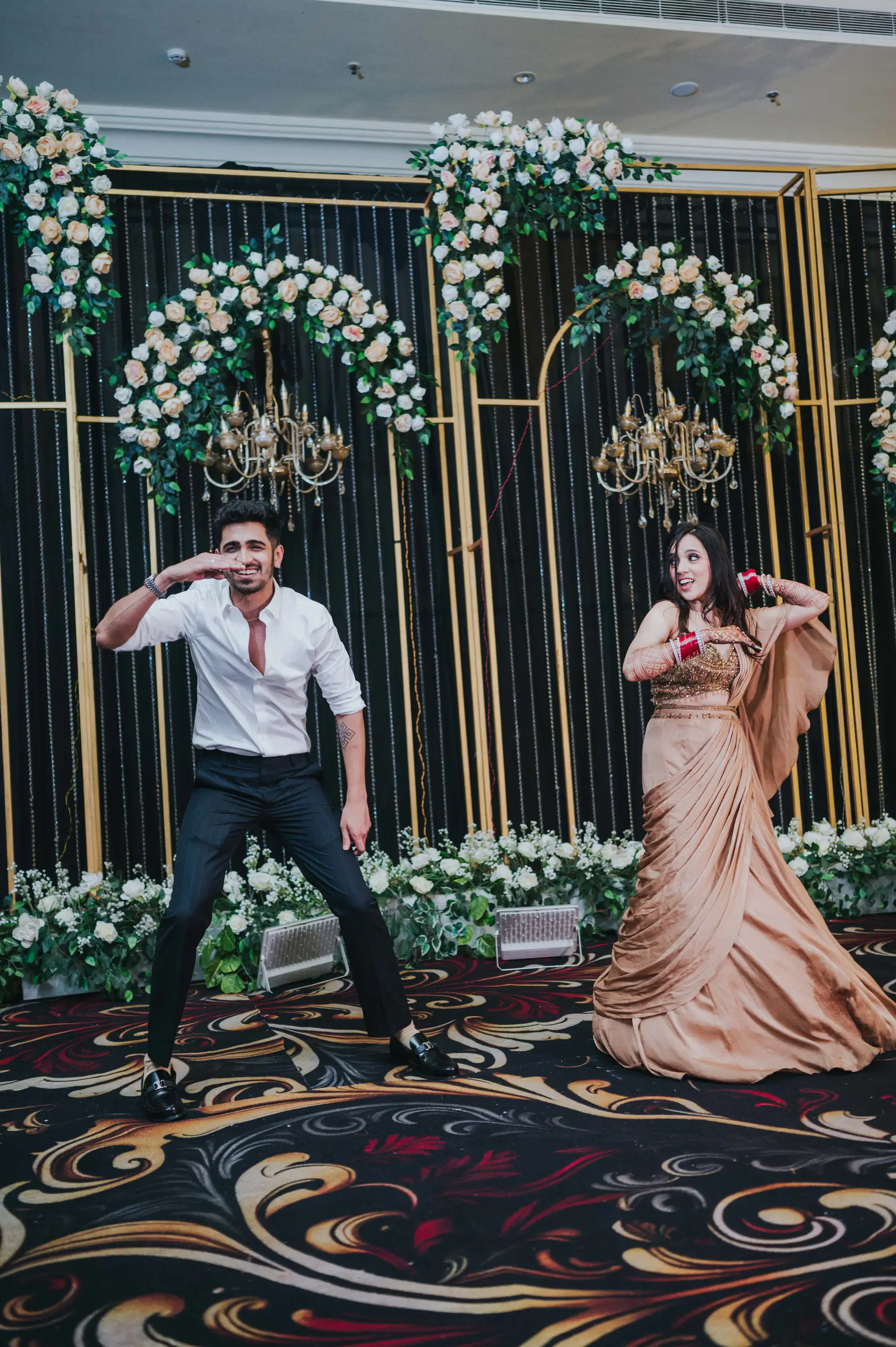 Portrait from Arshaan and Aparna's reception