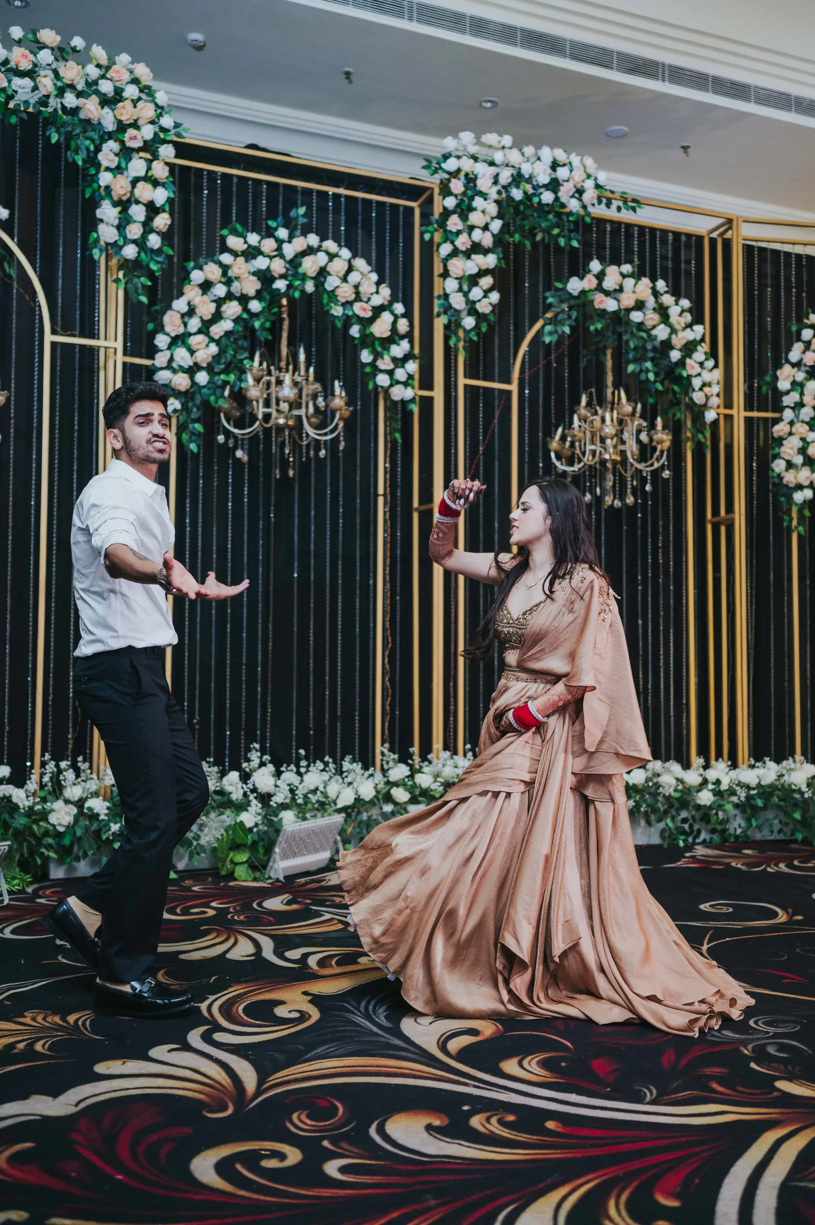 Portrait from Arshaan and Aparna's reception