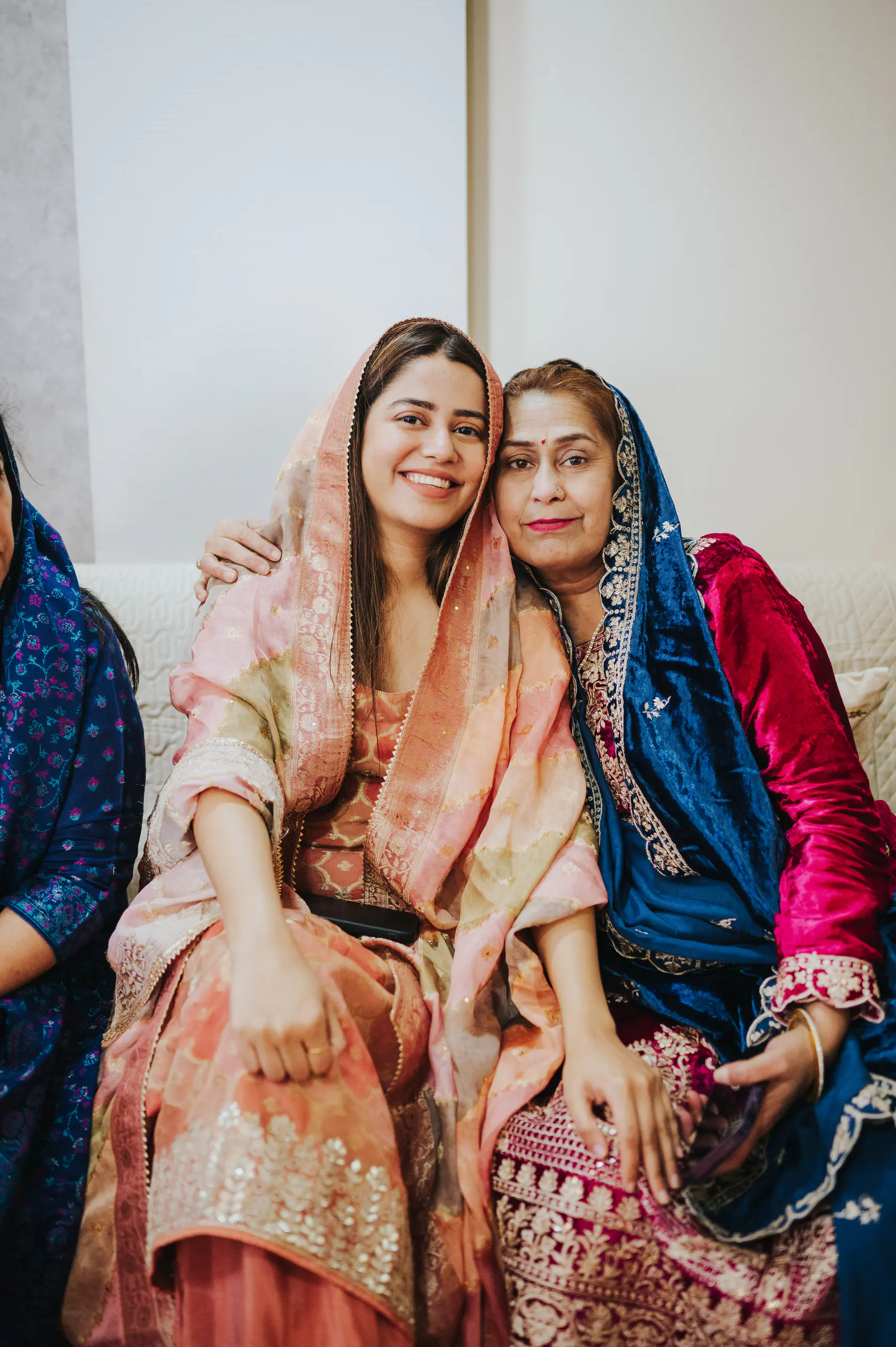 Portrait from Indraneel and Sanchita's home pooja