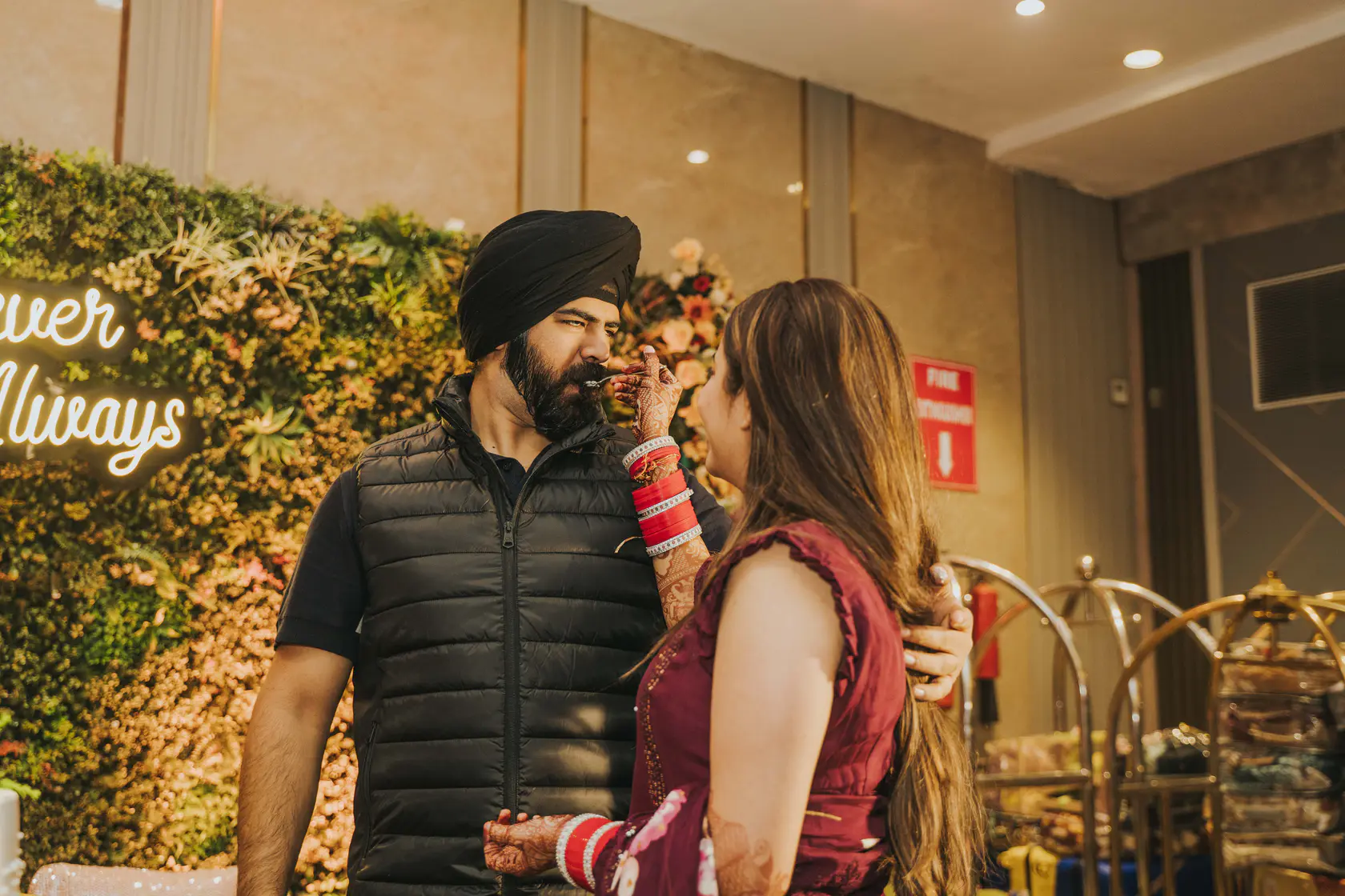 Portrait from Indraneel and Sanchita's after party