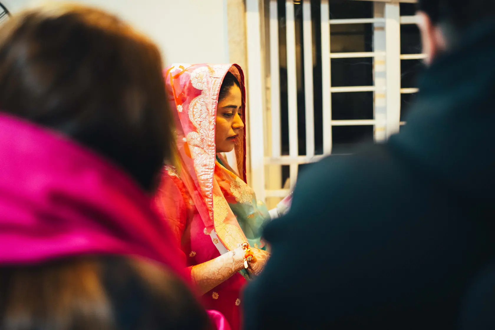 Portrait from Indraneel and Sanchita's home pooja
