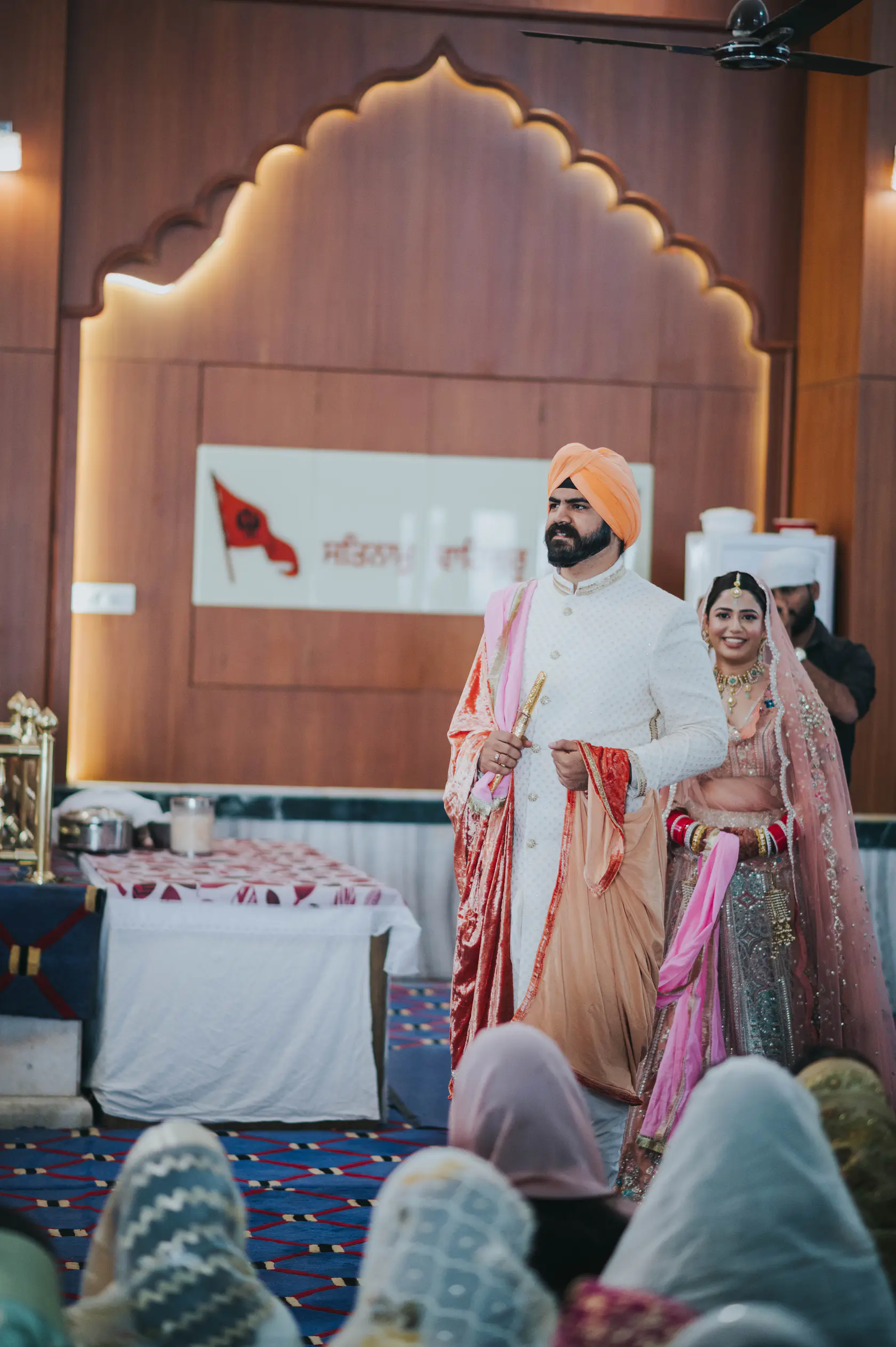 Indraneel and Sanchita photographed together during their phere