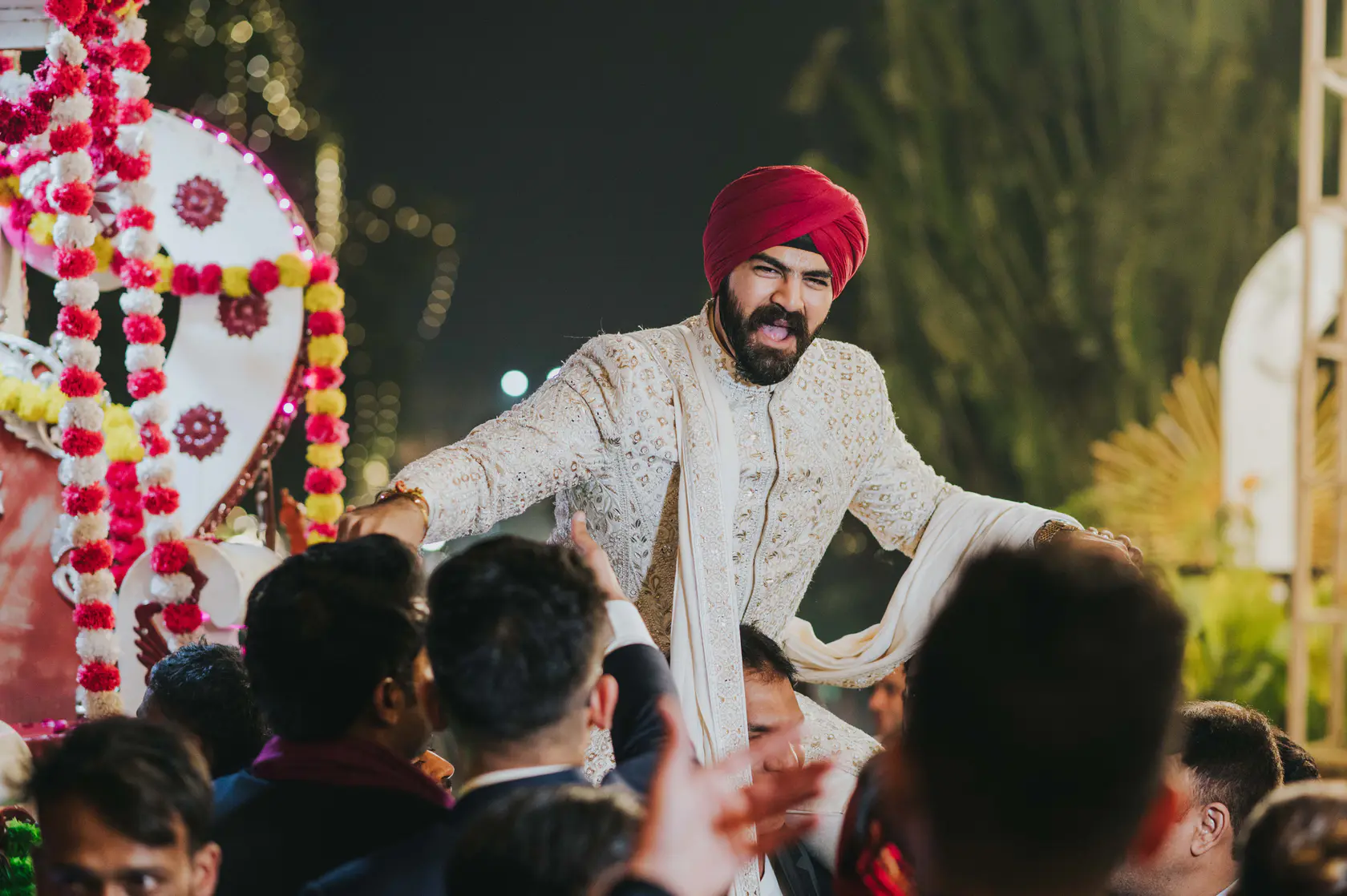 Portrait from Indraneel and Sanchita's reception