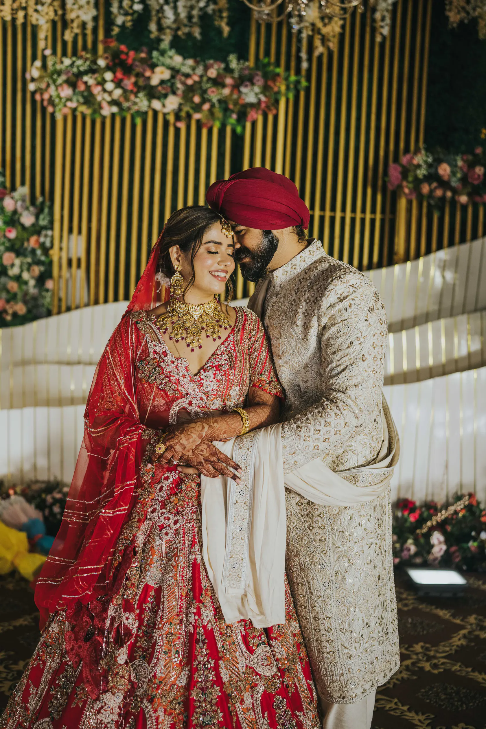 Portrait from Indraneel and Sanchita's reception