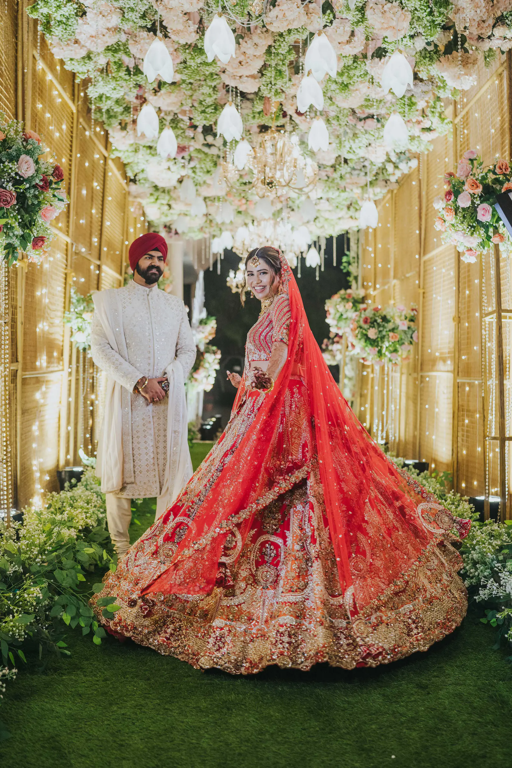 Portrait from Indraneel and Sanchita's reception