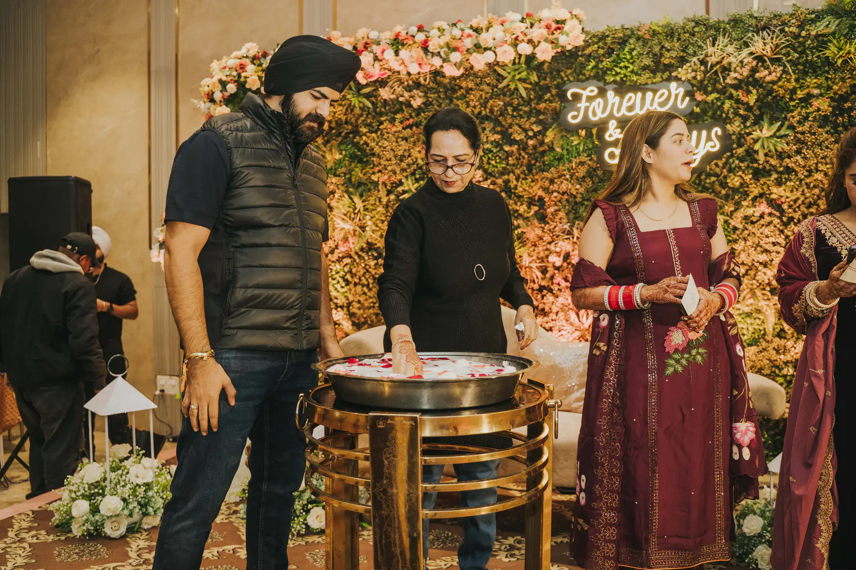 Portrait from Indraneel and Sanchita's after party