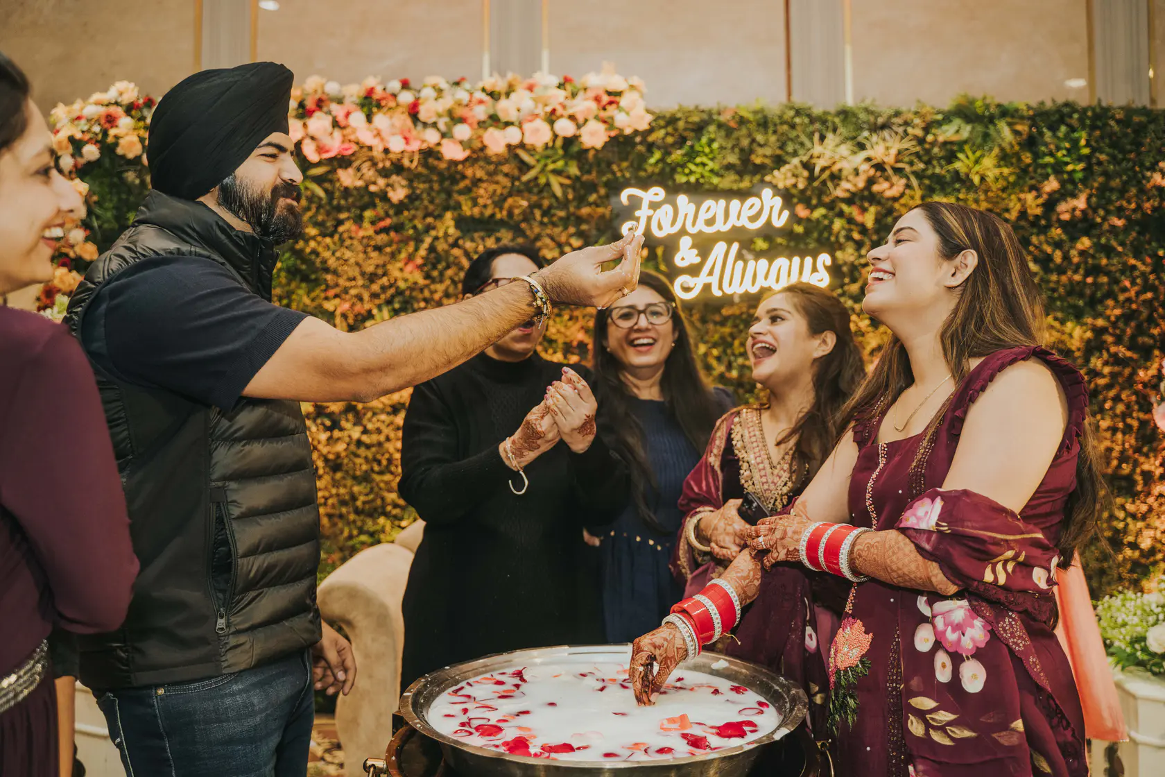 Portrait from Indraneel and Sanchita's after party