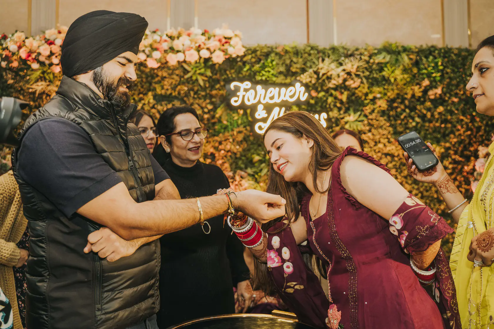 Portrait from Indraneel and Sanchita's after party