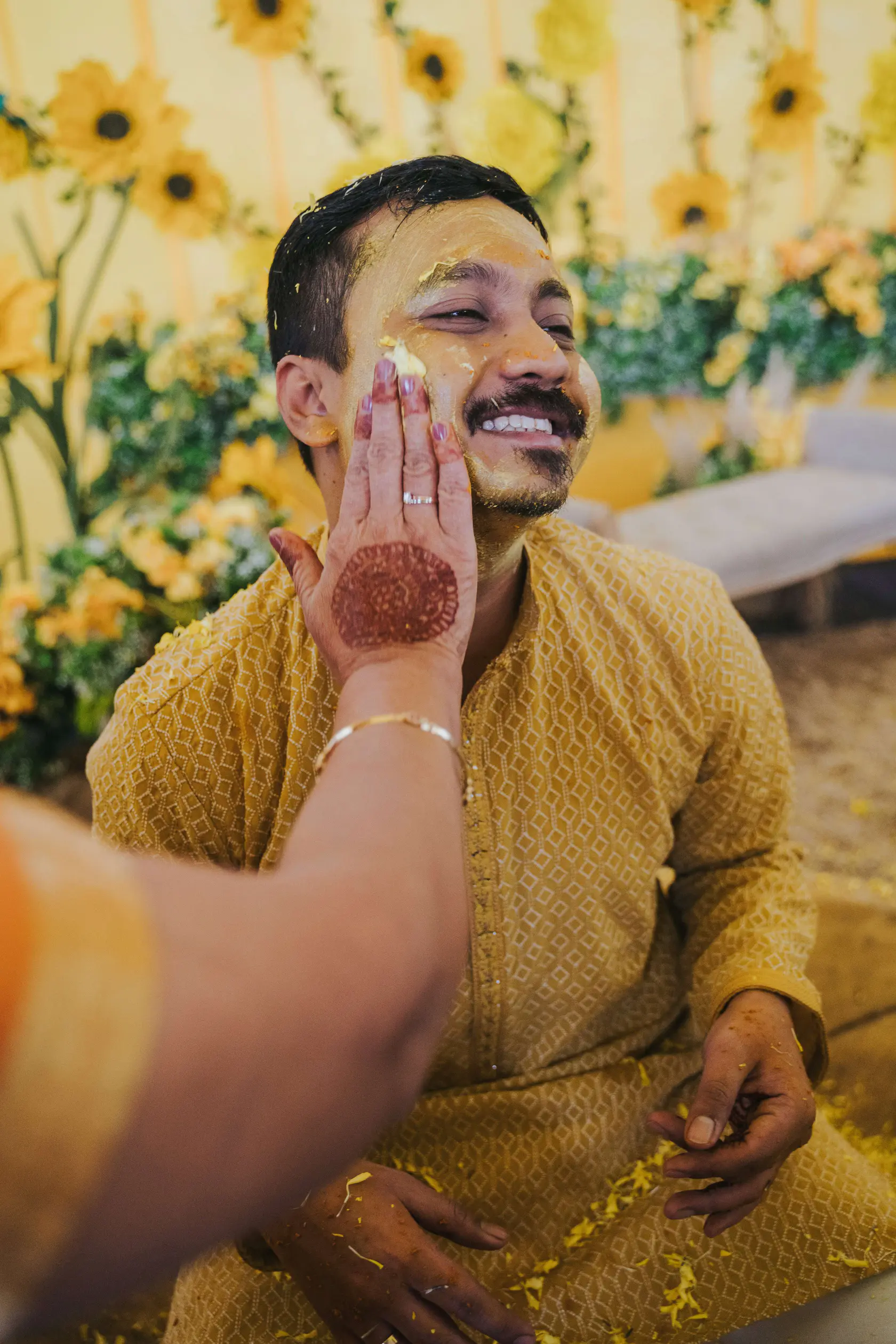 Portrait from Navankur and Aishwarya's haldi