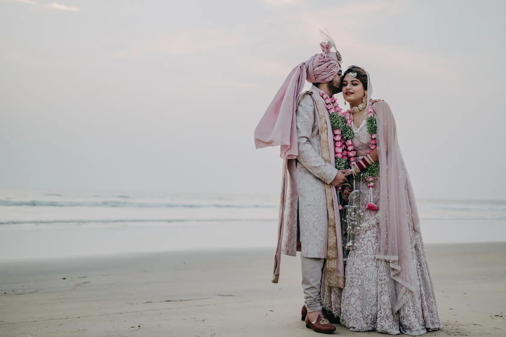Portrait from Pearl and Nimish's wedding