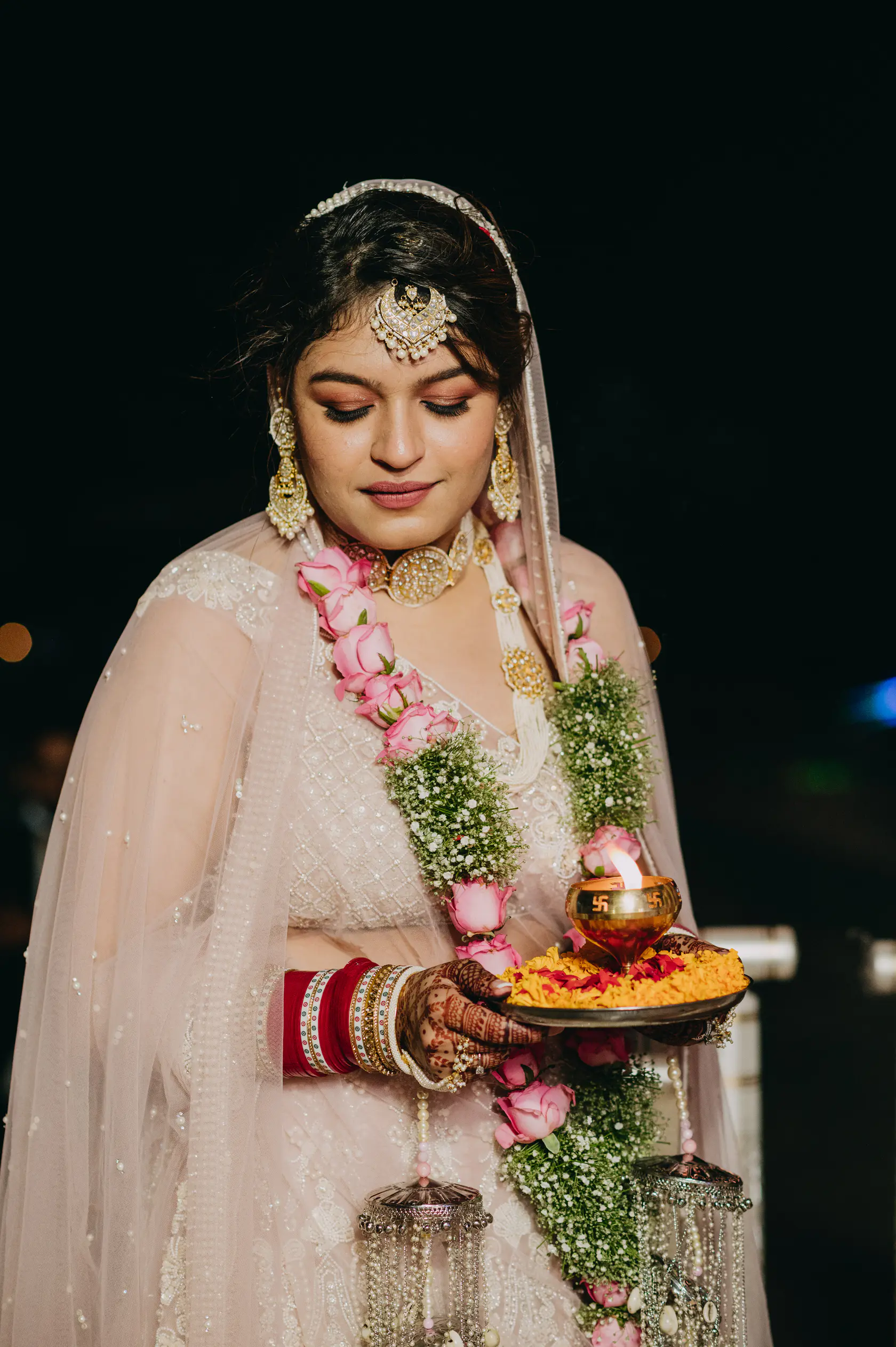 Portrait from Pearl and Nimish's wedding