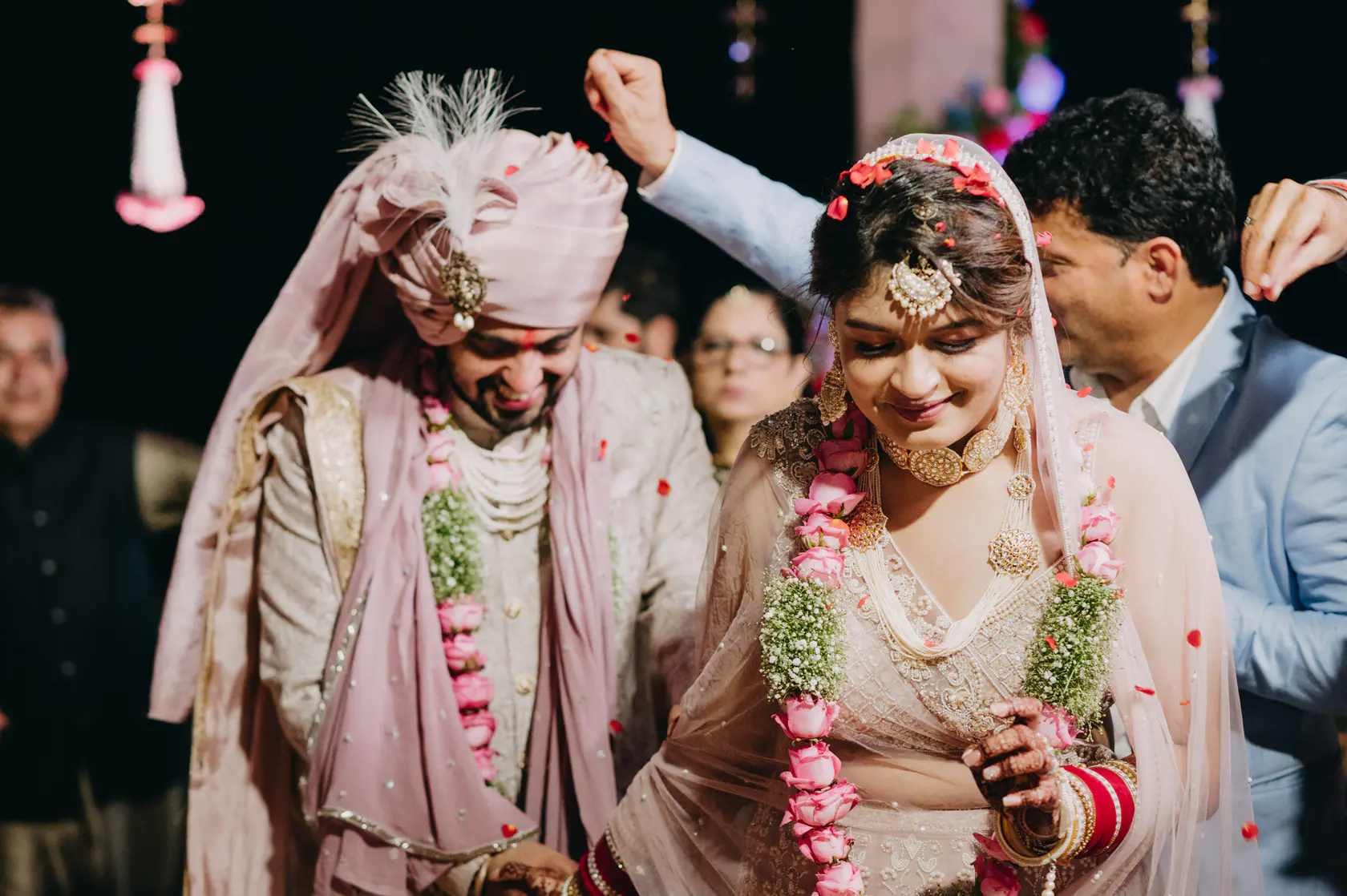 Portrait from Pearl and Nimish's wedding