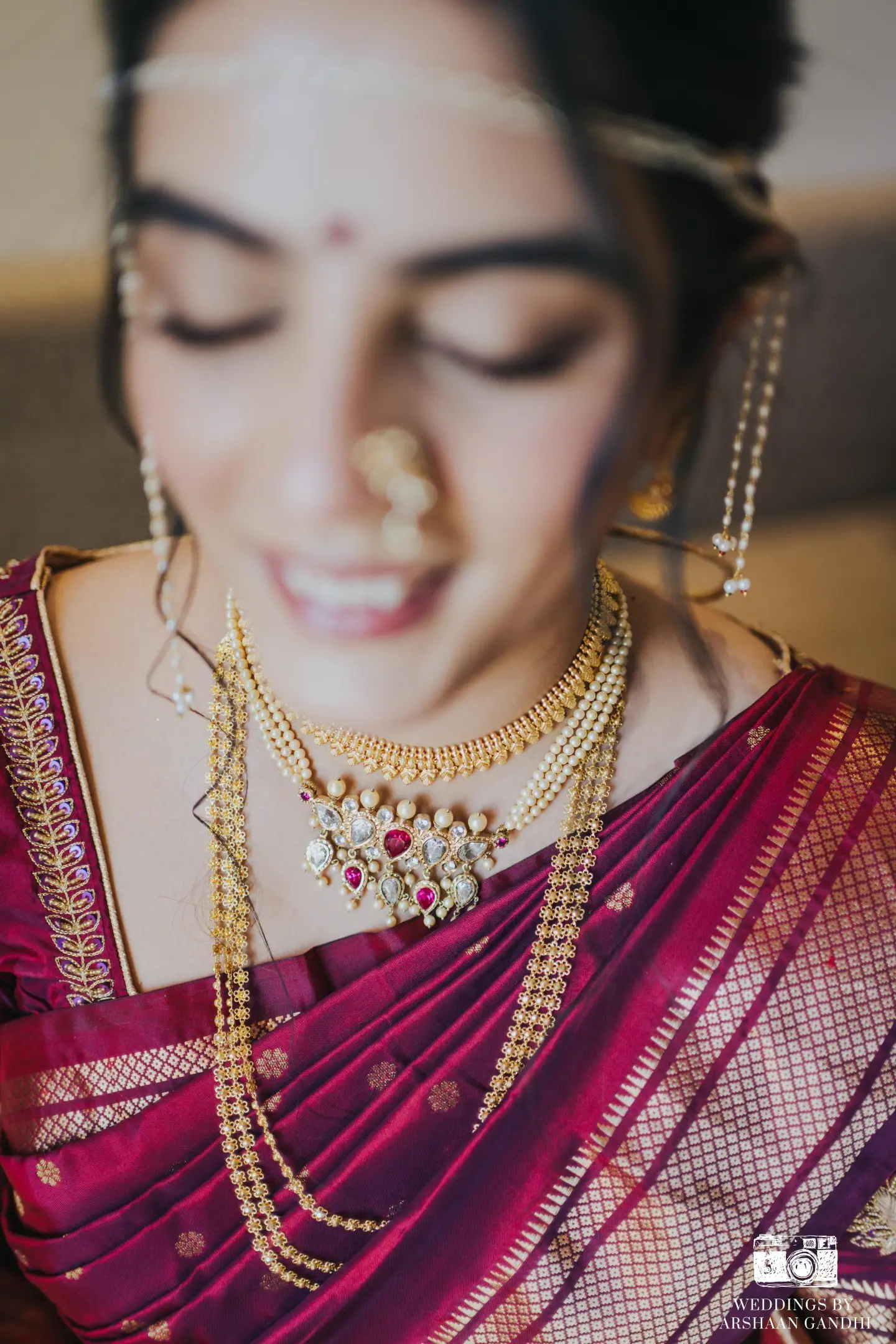 Portrait from Priyansh and Aditi's wedding day