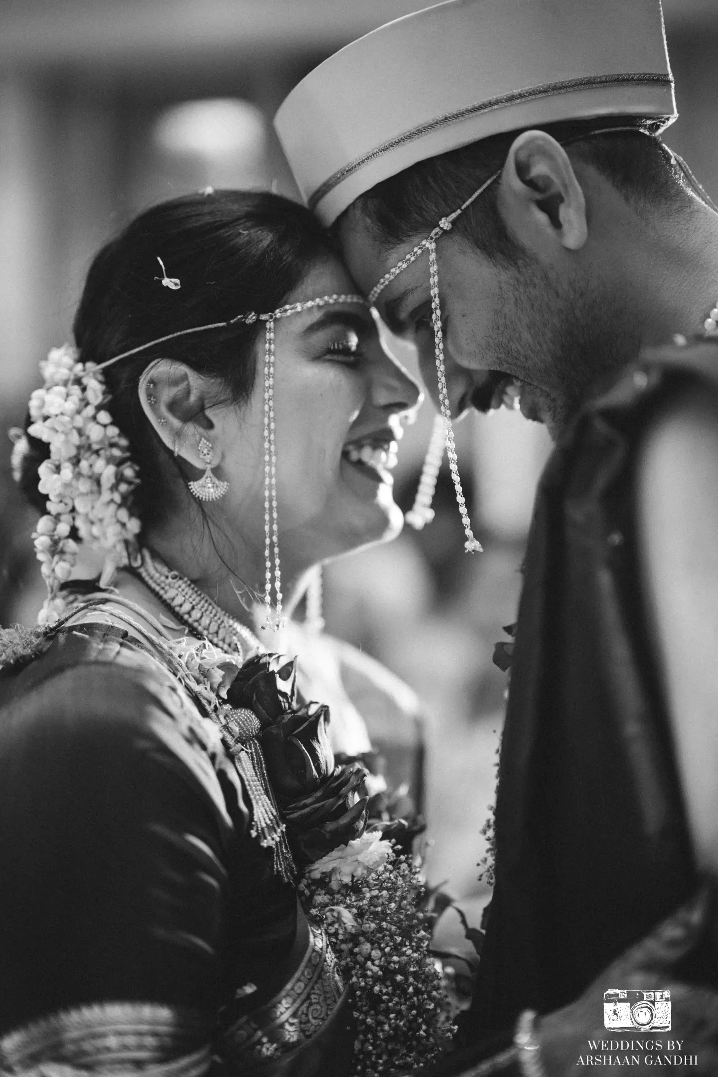 Portrait from Priyansh and Aditi's wedding day
