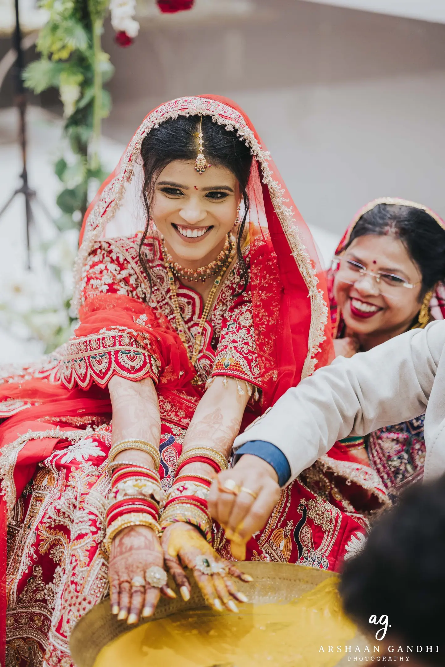 Shaily and Shyam photographed together during their reception wedding candid